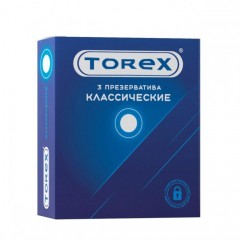 Гладкие презервативы Torex  Классические  - 3 шт.